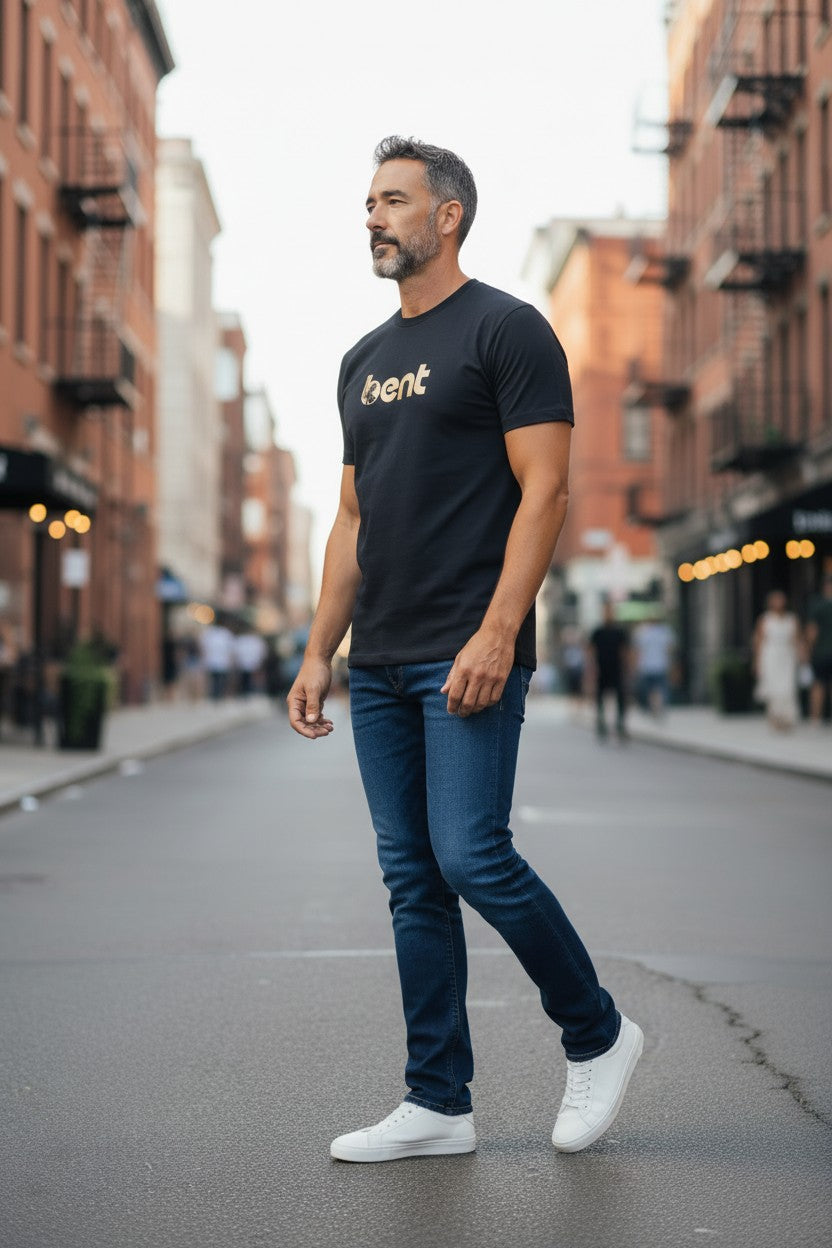 Bent Flagship Tee - Ghost Logo